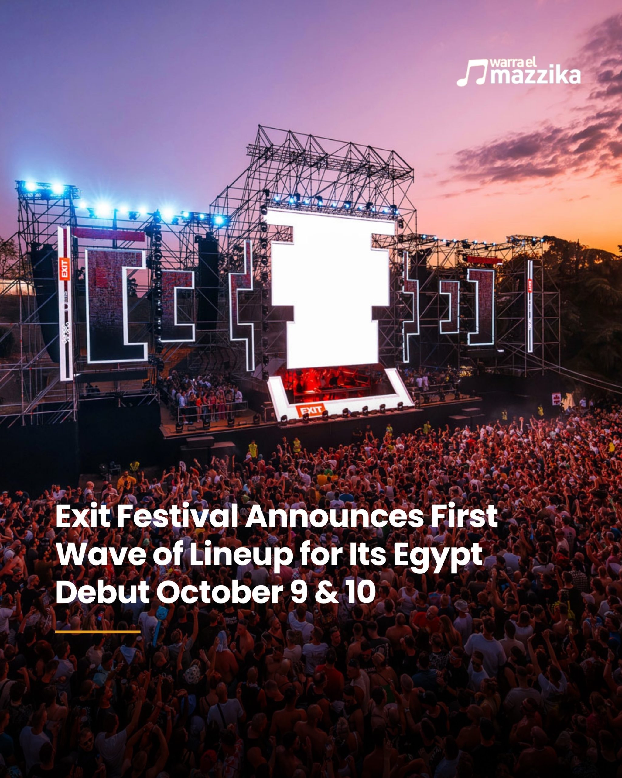 EXIT brings Starlight Festival to the Pyramids